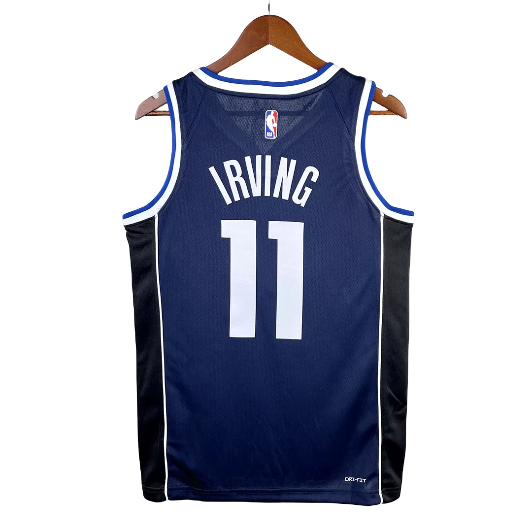 Men's Dallas Mavericks Kyrie Irving #11 Nike Navy Swingman Jersey 2022/23 - Statement Edition - thejerseys