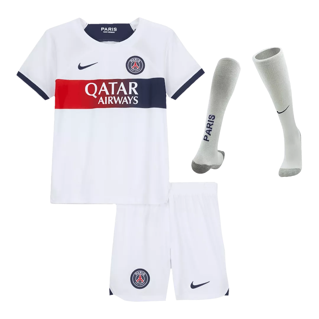 Kid's PSG Away Jerseys Full Kit 2023/24