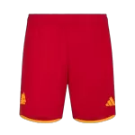 Roma Home Soccer Shorts 2023/24 - thejerseys