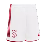 Ajax Home Soccer Shorts 2023/24 - thejerseys