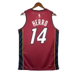 Men's Miami Heat Tyler Herro #14 Red Swingman Jersey 2022/23 - Statement Edition - thejerseys