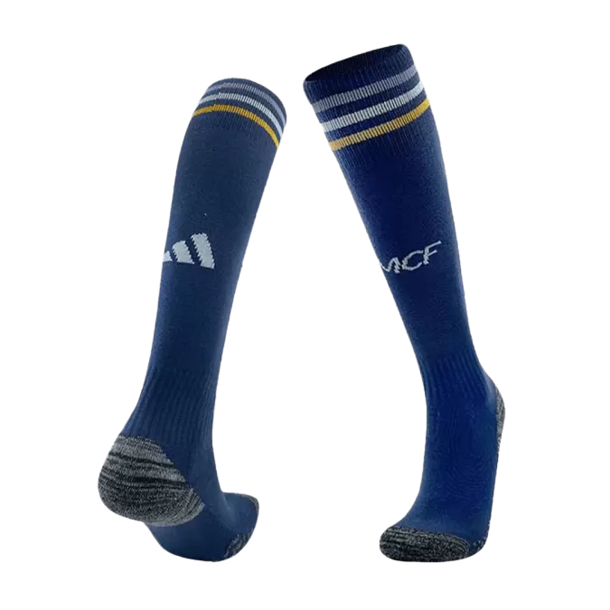 Real Madrid Away Soccer Socks 2023/24 For Adults - thejerseys