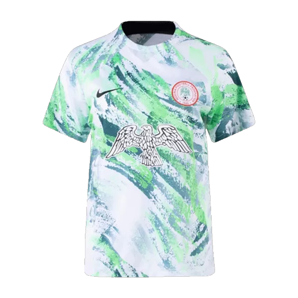 Men's Nigeria Pre-Match Soccer Jersey 2023 - Fans Version - thejerseys
