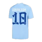 [Super Quailty] Men's Manchester City Japanese Tour Printing GREALISH #10 Home Soccer Jersey 2023/24 - Fans Version - thejerseys
