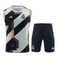 Real Madrid Gray&Black Sleeveless Training Kit 2023/24 For Adults - thejerseys
