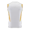 Real Madrid Pre-Match White Sleeveless Top 2023/24 - thejerseys