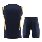 Real Madrid Navy Sleeveless Training Kit 2023/24 For Adults - thejerseys