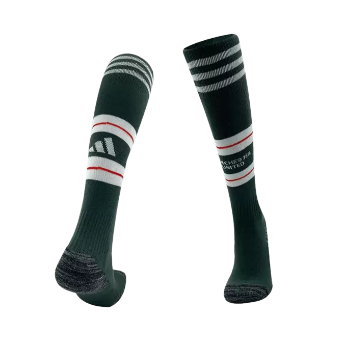 Manchester United Away Soccer Socks 2023/24 For Adults - thejerseys