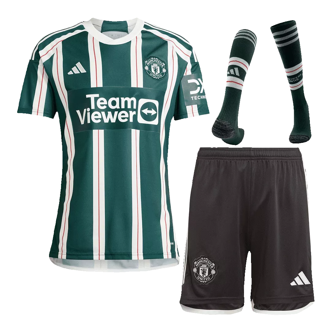 Men's Manchester United Away Jersey Full Kit 2023/24