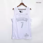 Men's Brooklyn Nets Nike White 2019/20 Biggie Swingman Jersey