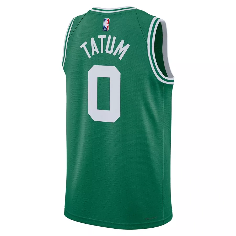 Youth Boston Celtics Jayson Tatum #0 Green Swingman Jersey 2022/23 - Icon Edition - thejerseys