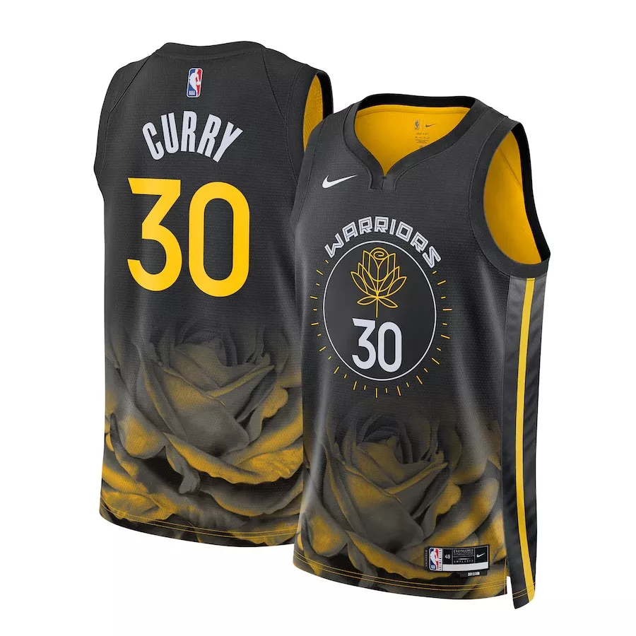 Youth Golden State Warriors Stephen Curry #30 Swingman Jersey 2022/23 - City Edition - thejerseys