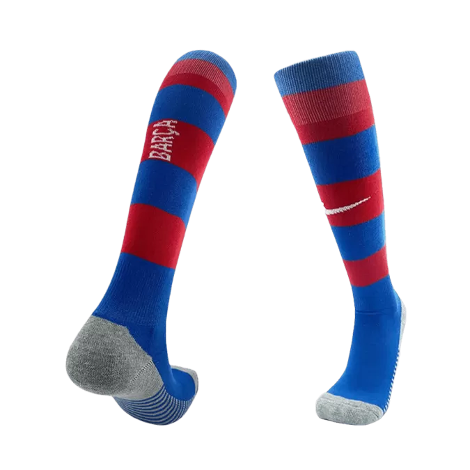 Kid's Barcelona Away Soccer Socks 2023/24 - thejerseys