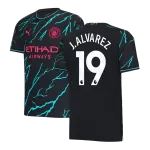 Men's Manchester City J.ALVAREZ #19 Third Away Soccer Jersey 2023/24 - thejerseys