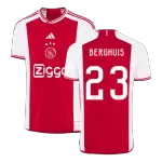 Men's Ajax BERGHUIS #23 Home Soccer Jersey 2023/24 - Fans Version - thejerseys