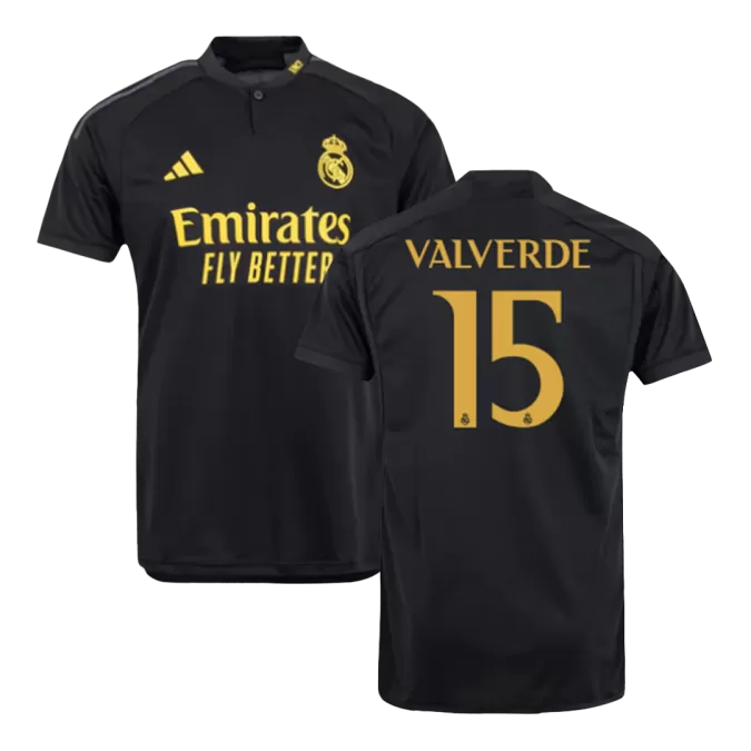 Men's Real Madrid VALVERDE #15 Third Away Soccer Jersey 2023/24 - thejerseys