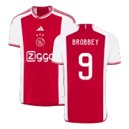 Men's Ajax BROBBEY #9 Home Soccer Jersey 2023/24 - Fans Version - thejerseys