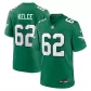 Men Philadelphia Eagles Jason Kelce #62 Green Game Jersey - thejerseys