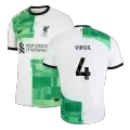 Men's Liverpool VIRGIL #4 Away Soccer Jersey 2023/24 - Fans Version - thejerseys