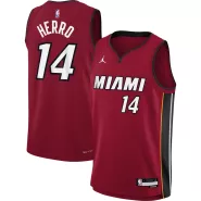 Men's Miami Heat Tyler Herro #14 Red Swingman Jersey 2022/23 - Statement Edition - thejerseys