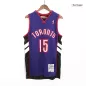 Men's Toronto Raptors Vince Carter #15 Purple Hardwood Classics Jersey 99-00 - thejerseys
