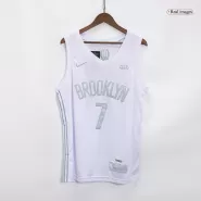 Men's Brooklyn Nets Durant #7 White Swingman Jersey 2019/20 - Association Edition - thejerseys