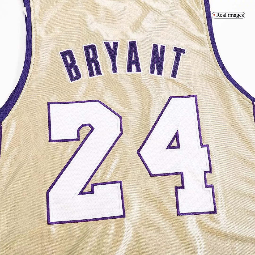 Men's Los Angeles Lakers Kobe Bryant #24 Gold Hardwood Classics Jersey 2020 - thejerseys