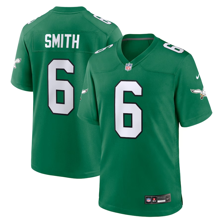 NEW Authentic Nike DeVonta Smith #6 Philadelphia Eagles Black Vapor ELITE  Jersey