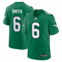 Men Philadelphia Eagles DeVonta Smith #6 Nike Green Game Jersey - thejerseys