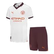 Kid's Manchester City Away Jerseys Kit(Jersey+Shorts) 2023/24 - thejerseys