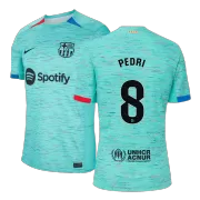 Men's Barcelona PEDRI #8 Third Away Soccer Jersey 2023/24 - Fans Version - thejerseys