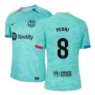 Men's Barcelona PEDRI #8 Third Away Soccer Jersey 2023/24 - Fans Version - thejerseys