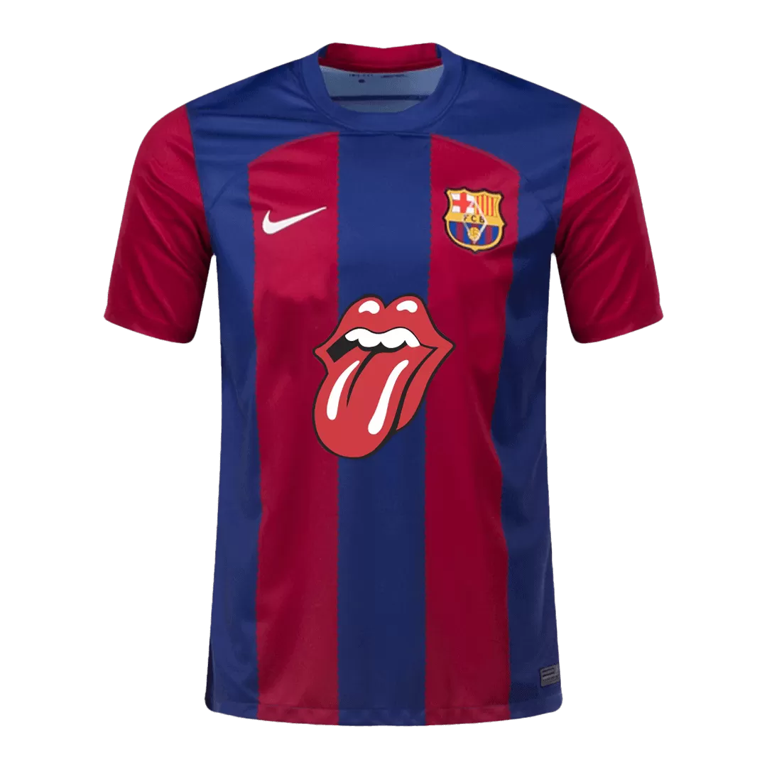 Men's Barcelona x Rolling Home Soccer Jersey 2023/24 - Fans Version