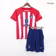 Kid's Atletico Madrid Home Jerseys Kit(Jersey+Shorts) 2023/24 - thejerseys