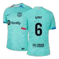 Men's Barcelona GAVI #6 Third Away Soccer Jersey 2023/24 - Fans Version - thejerseys