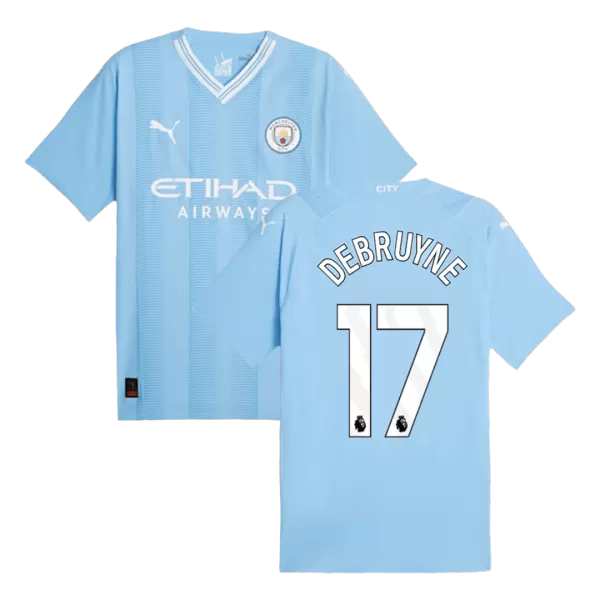 Manchester City DE BRUYNE #17 Home Match Jersey 2023/24 - thejerseys