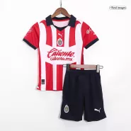 Kid's Chivas Home Jerseys Kit(Jersey+Shorts) 2023/24 - thejerseys