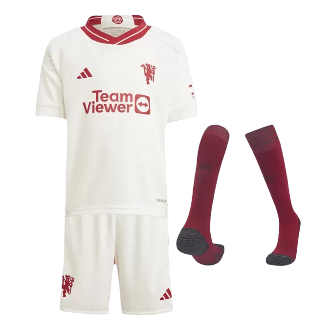 Kid's Manchester United Third Away Jerseys Full Kit 2023/24 - thejerseys