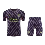 Men's Manchester City Goalkeeper Jersey (Jersey+Shorts) Kit 2023/24 - Fans Version - thejerseys
