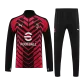 AC Milan 1/4 Zip Red&Black Tracksuit Kit(Top+Pants) 2023/24 for Adults - thejerseys