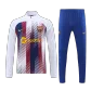 Barcelona 1/4 Zip Blue&Red&White Tracksuit Kit(Top+Pants) 2023/24 for Adults - thejerseys