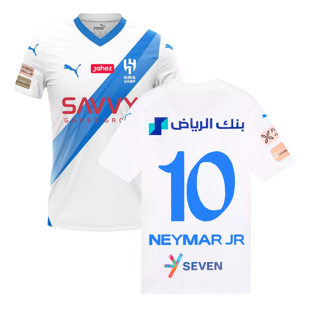 Men's Al Hilal SFC NEYMAR #10 Away Soccer Jersey 2023/24 - Fans Version