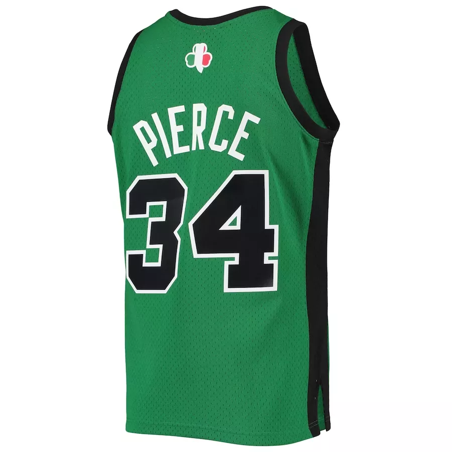 Men's Boston Celtics Paul Pierce #34 Green Hardwood Classics Jersey 07-08 - thejerseys