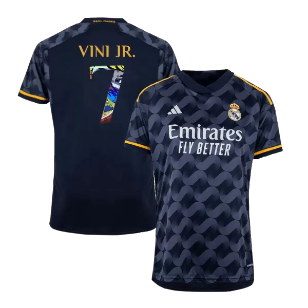 Men's Real Madrid VINI JR. #7 Away Soccer Jersey 2023/24 - thejerseys