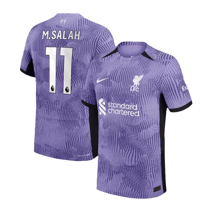 Liverpool M.SALAH #11 Third Away Soccer Jersey 2023/24 - Player Version - thejerseys