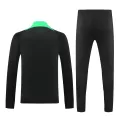 Liverpool 1/4 Zip Black Tracksuit Kit(Top+Pants) 2023/24 for Adults - thejerseys