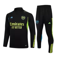 Arsenal 1/4 Zip Blue Tracksuit Kit(Top+Pants) 2023/24 for Adults - thejerseys