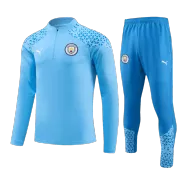 Kid's Manchester City Zipper Blue Tracksuit 2023/24 - thejerseys