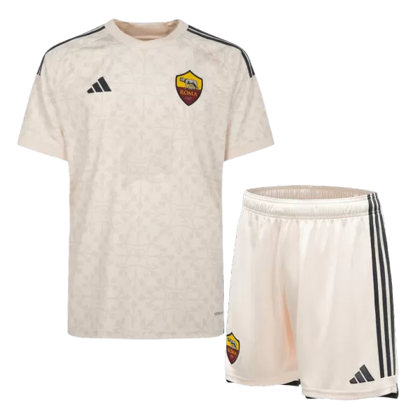 Kid's Roma Away Jerseys Kit(Jersey+Shorts) 2023/24 - thejerseys