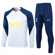 Tottenham Hotspur 1/4 Zip Purple Tracksuit Kit(Top+Pants) 2023/24 for Adults - thejerseys